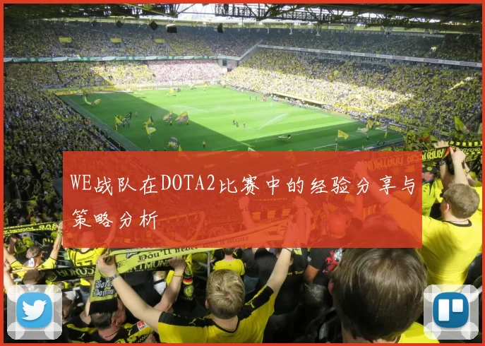 WE战队在DOTA2比赛中的经验分享与策略分析